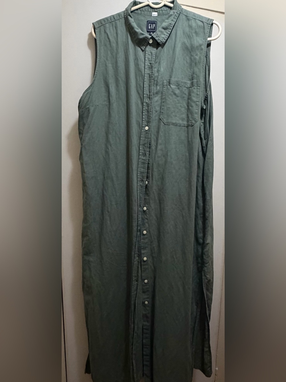 Gap button down dress/duster